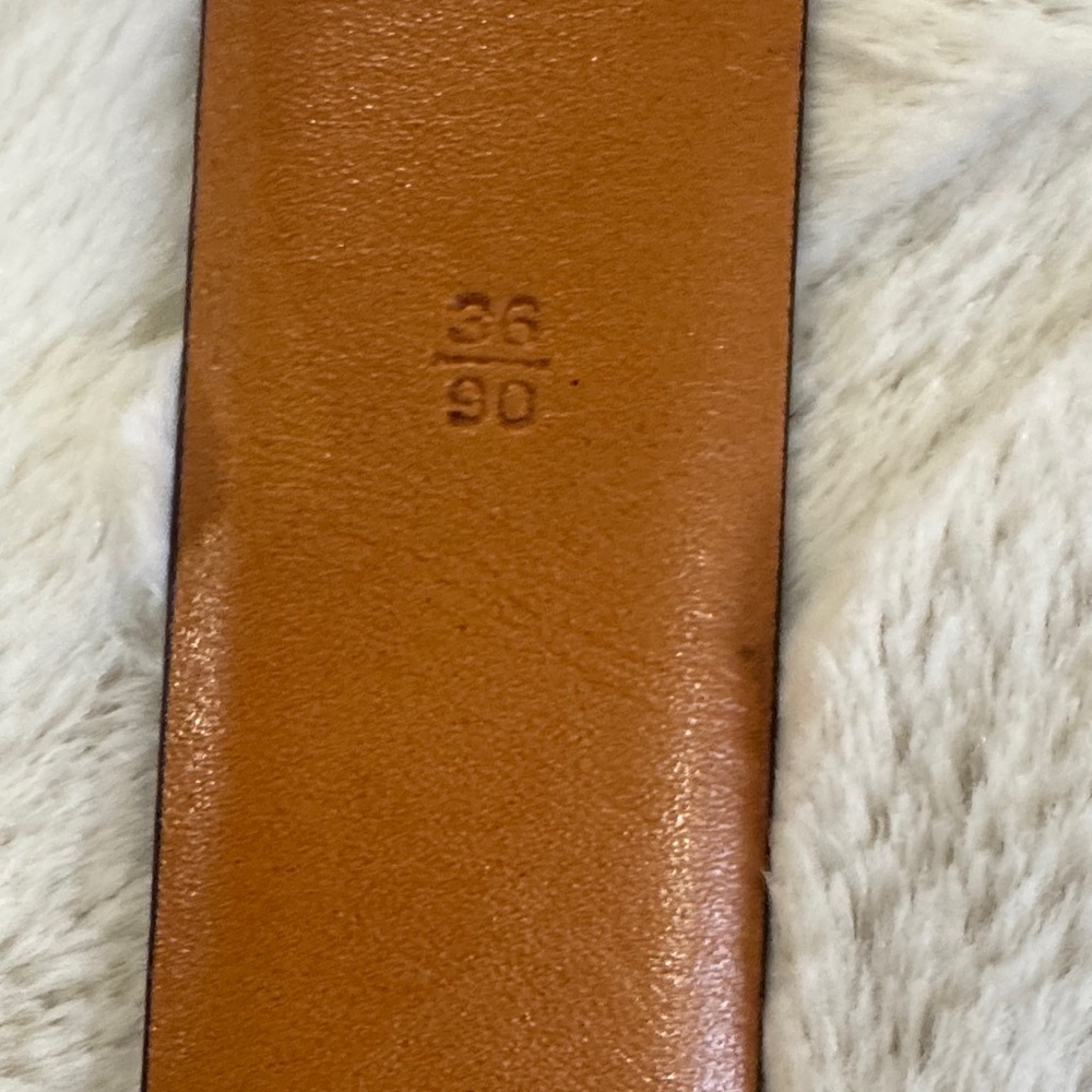 Polo by Ralph Lauren Brown Leather Belt - Picture 4 of 7